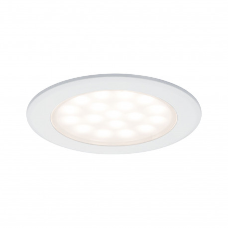Spots LED encastrés Paulmann - Pour armoire de toilette - Lot de 2 - Blanc