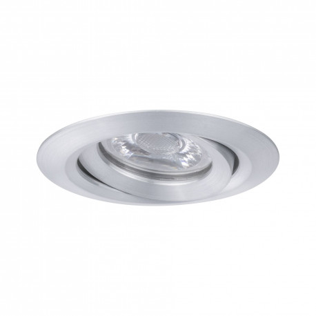 Spot encastré orientable Nova Mini Plus avec LED COIN EasyDim Paulmann - 4.2W - 2700K - Alu