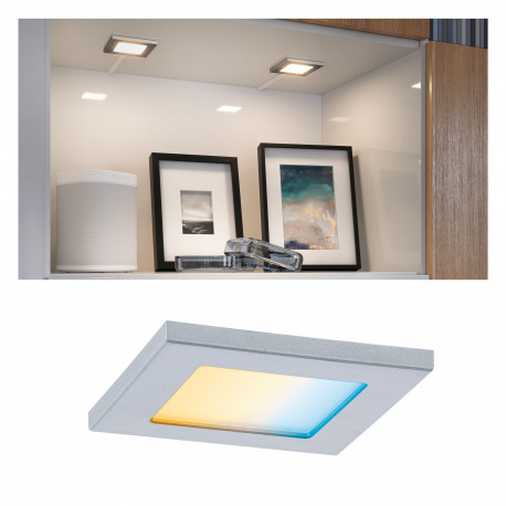 Spot Pola Clever Connect Paulmann - 2,5W - Carré - Tunable White - Chrome mat