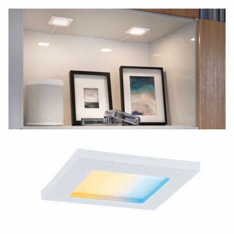 Spot Pola Clever Connect Paulmann - 2,5W - Carré - Tunable White - Blanc dépoli