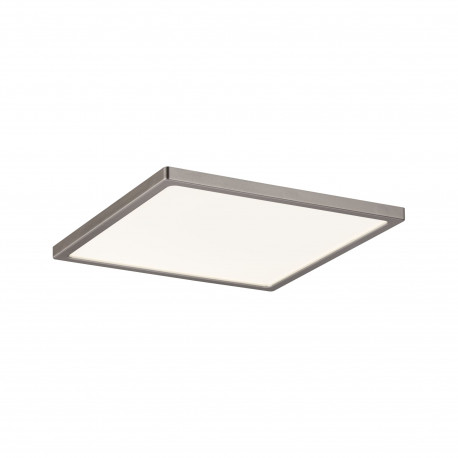 Kit panneau LED carré encastré Areo Paulmann - 12W - 3000K - 180x180mm - IP23 - Nickel mat - Non dimmable