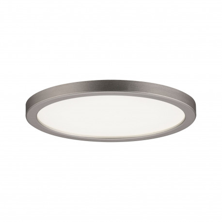 Kit panneau LED rond encastré Areo Paulmann - 8W - 3000K - Ø120mm - IP44 - Nickel mat - Dimmable