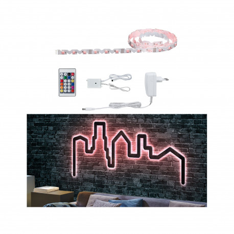 Kit Function FlexLED 3D 1,5 m RGB 11W 230V/12V 12VA Blanc