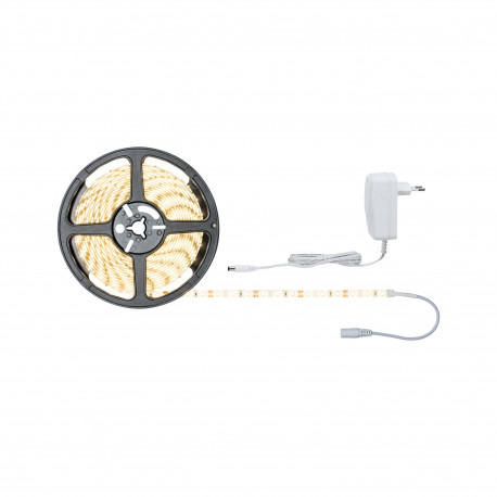FN Kit ruban SimpLED 5 m blanc chaud 17 W 230/12 V DC blanc métal plast