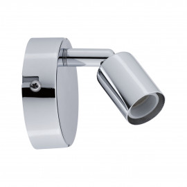 Spot 1 flamme Carolina Paulmann - Orientable - IP44 - 1x10W max - GU10 - Chrome - Sans ampoule
