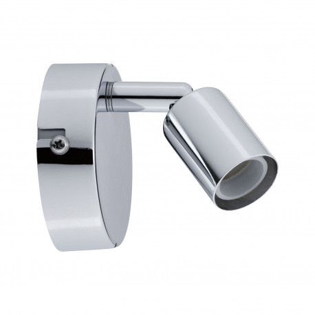 Spot 1 flamme Carolina Paulmann - Orientable - IP44 - 1x10W max - GU10 - Chrome - Sans ampoule