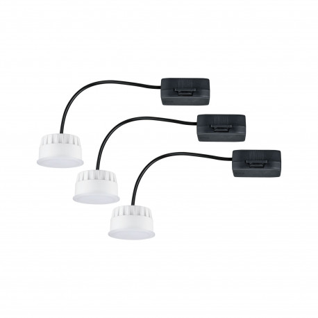Kit 3 modules LED Coin Paulmann - pour spot Choose - 3x6W - 2700K - 230V - Non dimmable