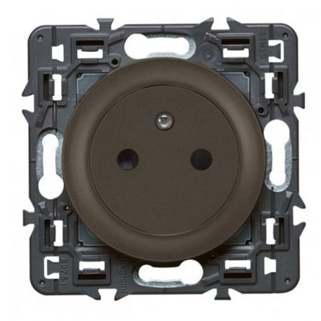Prise borne automatique Complet Céliane Surface Affleurante - 2P+T 16A - Graphite
