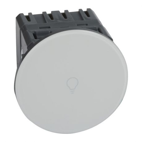 Interrupteur ou va-et-vient Céliane Surface -Tactile - Avec neutre - 1000W - Blanc
