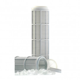 Cartouche filtrante lavable Orion - 9" 3/4 - 60µ - Boues/calcaire