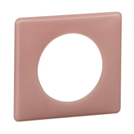 Plaque de finition pour appareillage Céliane - Vieux rose - 1 poste