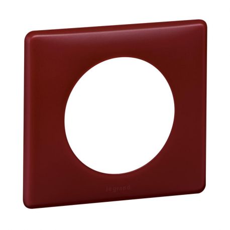 Plaque de finition pour appareillage Céliane - Bordeaux - 1 poste