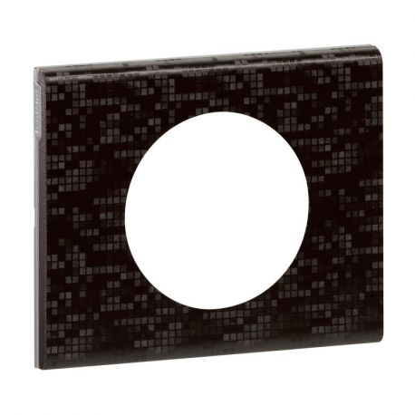 Plaque Céliane Cuir Pixel -1 poste