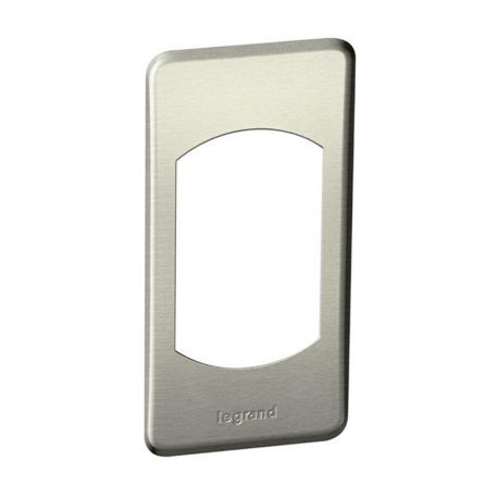 Plaques anodisées Céliane - lot de 10 - Titane - 1 module