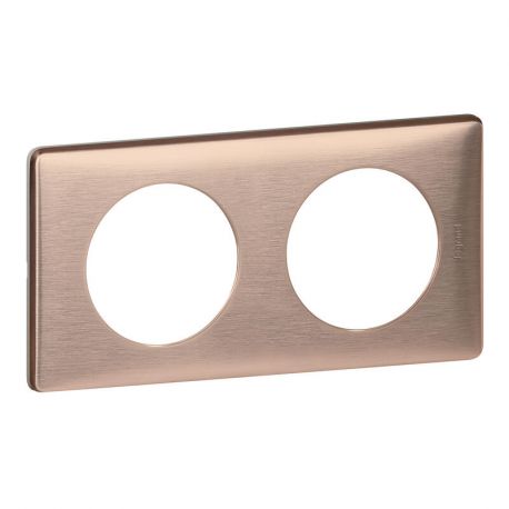 Plaque Céliane Copper 2 postes
