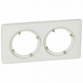Plaque Céliane - Etanche (IP44) - Double horizontale / verticale 71mm