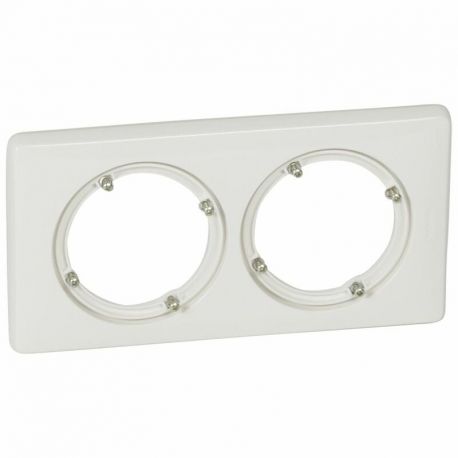 Plaque Céliane - Etanche (IP44) - Double horizontale / verticale 71mm