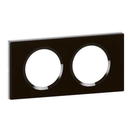 Plaque Céliane - Verre piano - Double horizontale / verticale 71mm