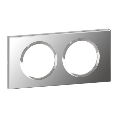 Plaque Céliane - 2 postes - Verre Miroir