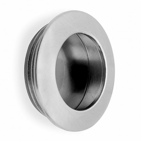 Poignées pour meuble Oregon EMUCA - Ø 41 - Nickel satiné