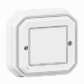 Commande ON OFF Self-e Plexo with Netatmo Legrand - Sans fil et sans pile - IP55 - Blanc - Complet