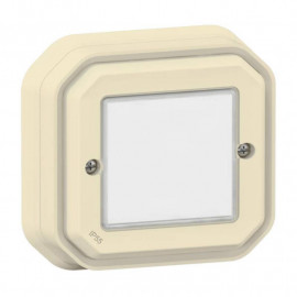 Commande ON OFF Self-e Plexo with Netatmo Legrand - Sans fil et sans pile - IP55 - Sable - Complet