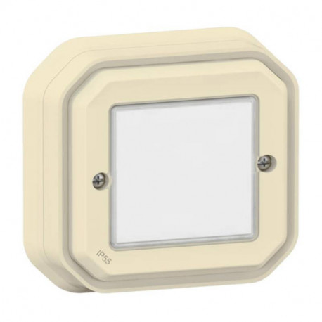 Commande ON OFF Self-e Plexo with Netatmo Legrand - Sans fil et sans pile - IP55 - Sable - Complet