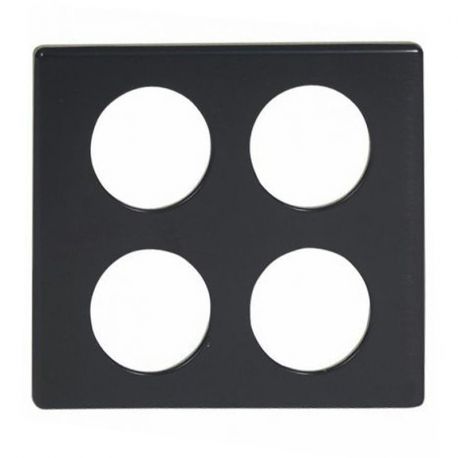 Plaque Céliane Carbone - 2x2 postes