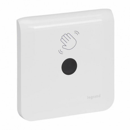 Interrupteur sans contact Mosaic Legrand - Avec ou sans neutre - 200W LED - Blanc antimicrobien