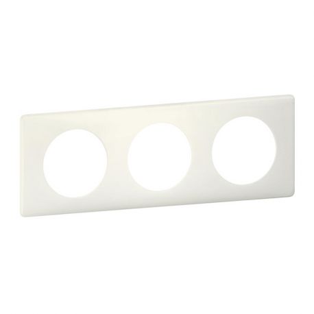 LEGRAND 068923 - Plaque Métal 3 poste Aluminium Céliane