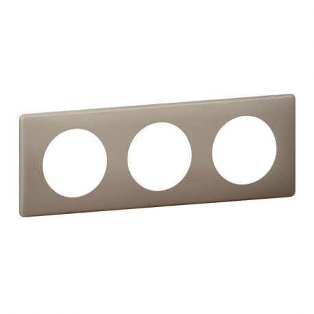 ETTROIT AN90309 Plaque Pyramide 3P Série MOON Couleur Sable Compatible Avec Bticino Axolute 94423349