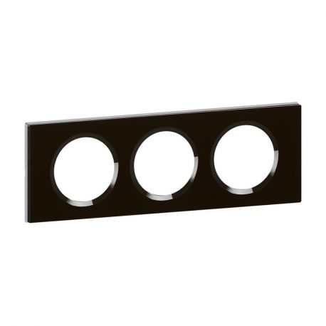 Plaque Céliane - Verre piano - Triple horizontale / verticale 71mm