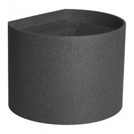 Applique bidirectionnelle ronde LED Arlux - Série Spezia - 10W - 3000K - IP44 - Anthracite