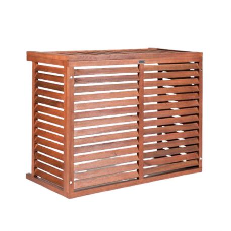 Cache clim et pompe à chaleur - Taille M - Bois - Decoclim
