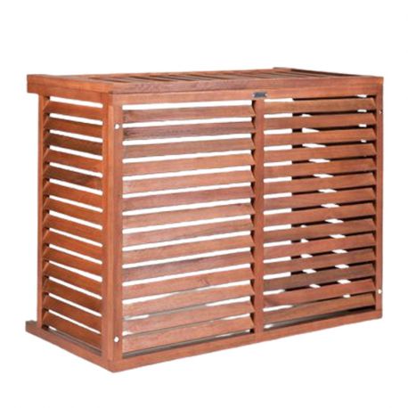 Cache clim et pompe à chaleur - Taille L - Bois - Decoclim