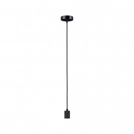 Suspension Neordic Tilla Paulmann - E27 - 60W max - 230V - Noir graphite