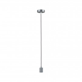 Suspension Neordic Tilla Paulmann - E27 - 60W max - 230V - Gris alu