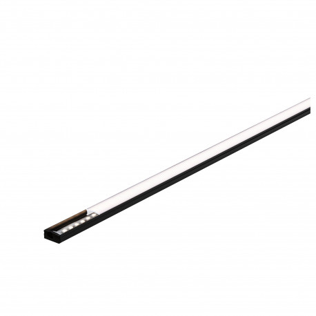 Profilé de strips MaxLED Paulmann - 2m - Noir avec diffuseur blanc
