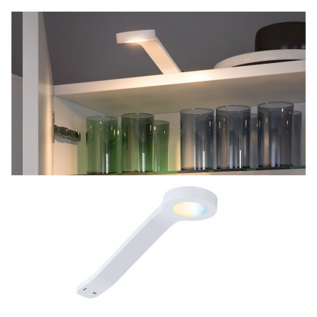 Luminaire pour meuble Mike Clever Connect Paulmann - 2W - Tunable white - Blanc