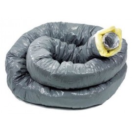 Conduit souple aluminium Type T CR 50 - Longueur 6m - Diamètre 80mm