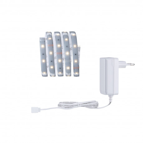 Kit de base MaxLED 250 1,5m Blc chd IP44 Protect Cover 2700K 6W 230/24V Argent