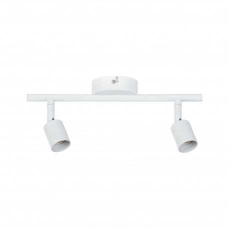 Spot orientable 2 flammes Carolina Paulmann - 2x10W max - GU10 - Blanc dépoli - Sans ampoule