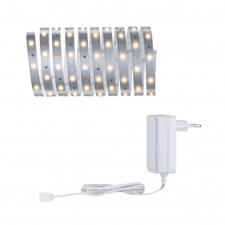 Kit de base MaxLED 250 3m Blc chaud IP20 2700K 12W 230/24V Argent