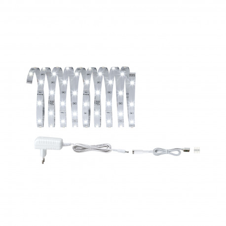 Kit de base YourLED ECO, 3m blanc neutre 6,8W 230/12V Alu PVC