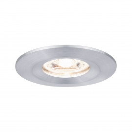 Spot encastré LED fixe Nova Mini Paulmann - 4W - IP44 - 2700K - Alu tourné