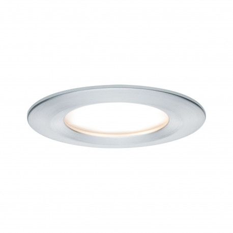 Spot encastré fixe Nova LED Coin Paulmann - Rond - 6W - 2700 - IP44 - Alu - Dimmable