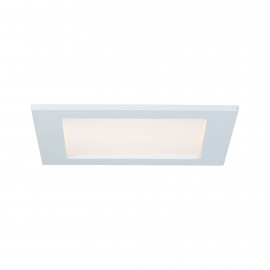 Panneau LED encastré Quality Panel Paulmann - Carré - 12W - 2700K - 165x165mm - IP44 - Blanc