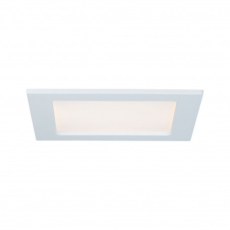 Panneau LED encastré Quality Panel Paulmann - Carré - 12W - 2700K - 165x165mm - IP44 - Blanc