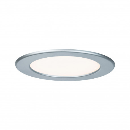 Panneau LED encastré Quality Panel Paulmann - Rond - Ø 170mm - 12W - 2700K - IP44 - Chrome