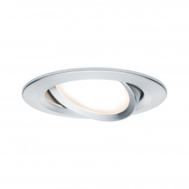 Spot encastré orientable Nova LED Coin Paulmann - Rond - 6W - 2700K - 230V - Alu